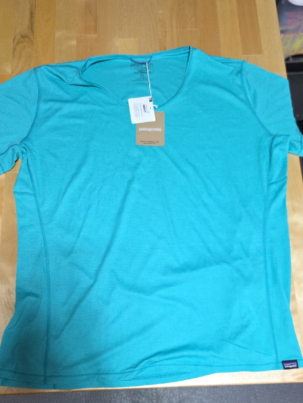 Patagonia Women’s Aqua Short-Sleeve Performance Tee